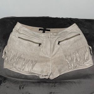 BCBG EUC SUED SHORT SHORTS